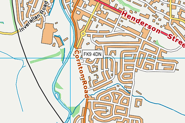 FK9 4DN map - OS VectorMap District (Ordnance Survey) FK9 4DN map - OS VectorMap District (Ordnance Survey)