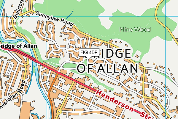FK9 4DP map - OS VectorMap District (Ordnance Survey) FK9 4DP map - OS VectorMap District (Ordnance Survey)