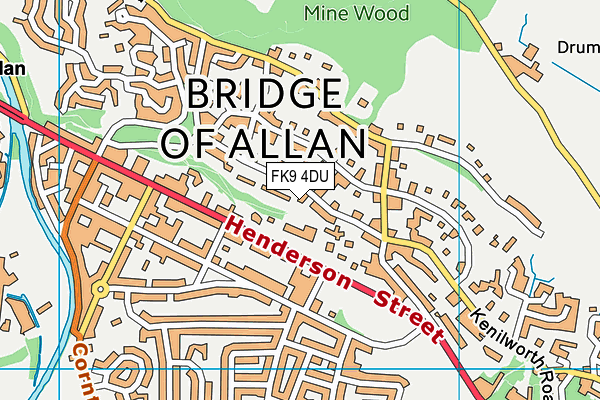 FK9 4DU map - OS VectorMap District (Ordnance Survey) FK9 4DU map - OS VectorMap District (Ordnance Survey)