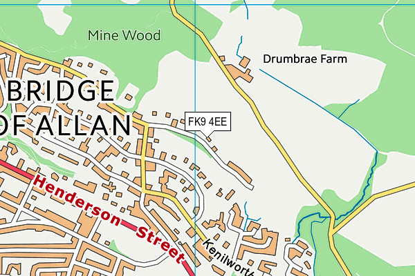 FK9 4EE map - OS VectorMap District (Ordnance Survey)