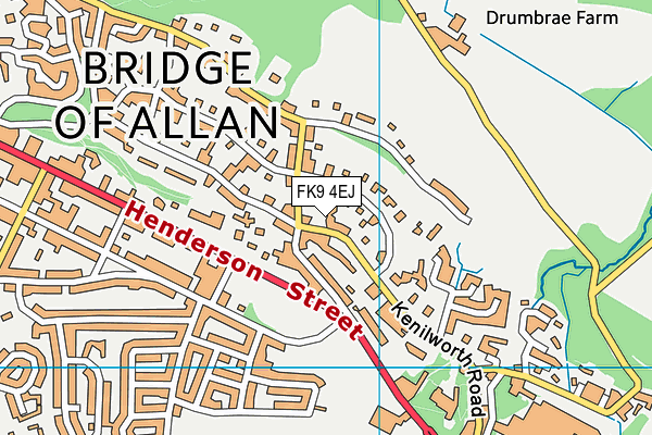 FK9 4EJ map - OS VectorMap District (Ordnance Survey) FK9 4EJ map - OS VectorMap District (Ordnance Survey)