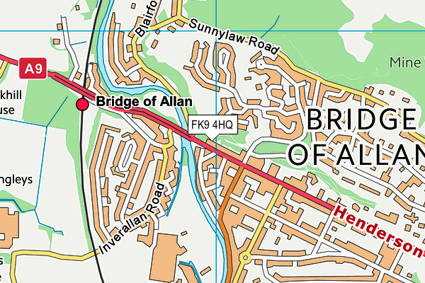 FK9 4HQ map - OS VectorMap District (Ordnance Survey) FK9 4HQ map - OS VectorMap District (Ordnance Survey)
