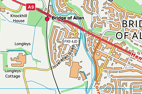 FK9 4JD map - OS VectorMap District (Ordnance Survey) FK9 4JD map - OS VectorMap District (Ordnance Survey)