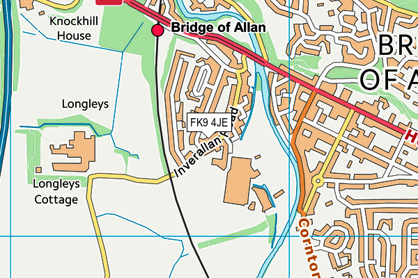 FK9 4JE map - OS VectorMap District (Ordnance Survey) FK9 4JE map - OS VectorMap District (Ordnance Survey)