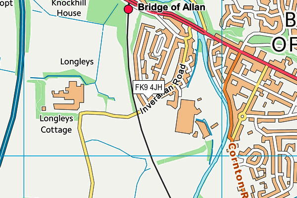 FK9 4JH map - OS VectorMap District (Ordnance Survey) FK9 4JH map - OS VectorMap District (Ordnance Survey)