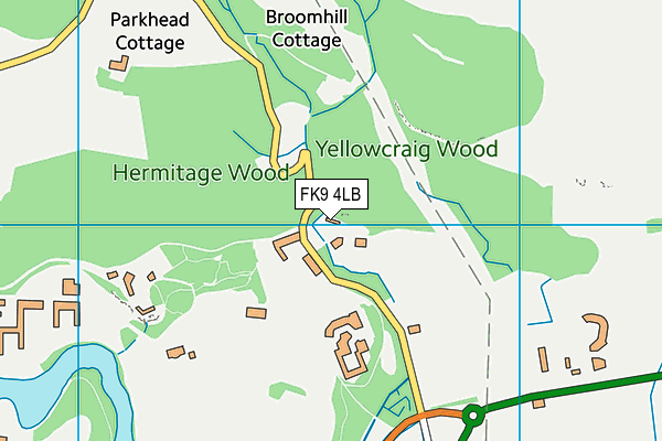 FK9 4LB map - OS VectorMap District (Ordnance Survey) FK9 4LB map - OS VectorMap District (Ordnance Survey)