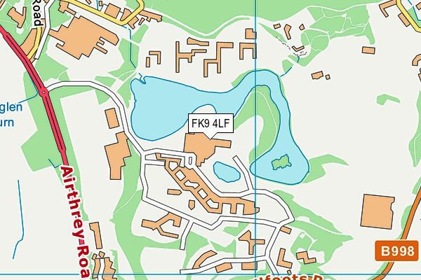 FK9 4LF map - OS VectorMap District (Ordnance Survey) FK9 4LF map - OS VectorMap District (Ordnance Survey)