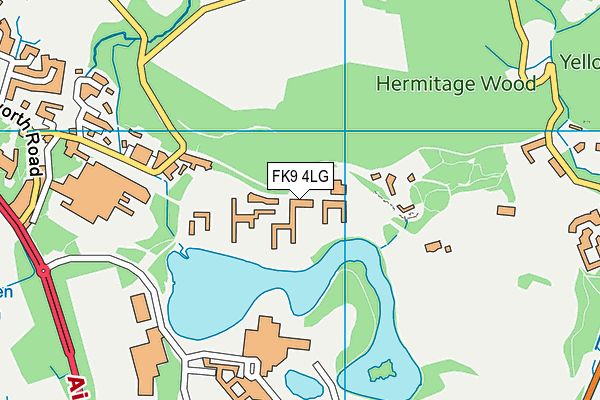 FK9 4LG map - OS VectorMap District (Ordnance Survey) FK9 4LG map - OS VectorMap District (Ordnance Survey)