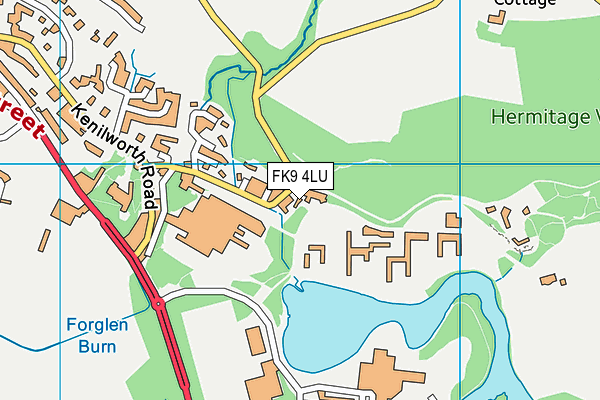 FK9 4LU map - OS VectorMap District (Ordnance Survey) FK9 4LU map - OS VectorMap District (Ordnance Survey)