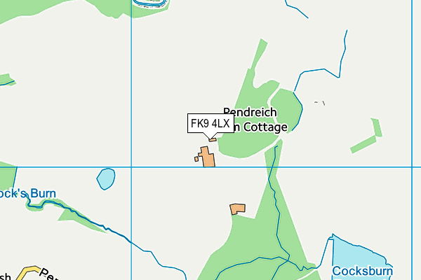 FK9 4LX map - OS VectorMap District (Ordnance Survey) FK9 4LX map - OS VectorMap District (Ordnance Survey)
