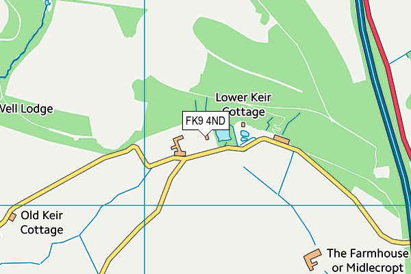 FK9 4ND map - OS VectorMap District (Ordnance Survey) FK9 4ND map - OS VectorMap District (Ordnance Survey)