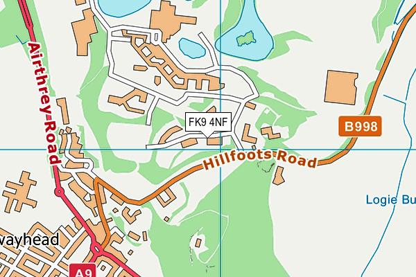 FK9 4NF map - OS VectorMap District (Ordnance Survey) FK9 4NF map - OS VectorMap District (Ordnance Survey)