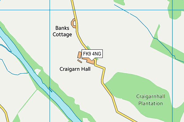 FK9 4NG map - OS VectorMap District (Ordnance Survey) FK9 4NG map - OS VectorMap District (Ordnance Survey)