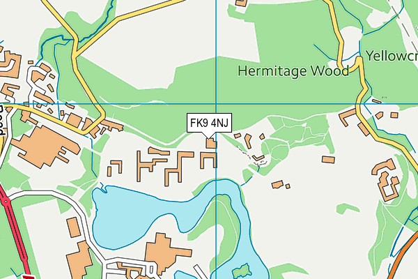 FK9 4NJ map - OS VectorMap District (Ordnance Survey) FK9 4NJ map - OS VectorMap District (Ordnance Survey)