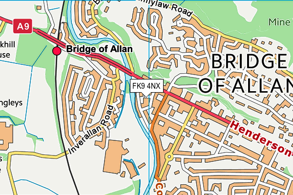 FK9 4NX map - OS VectorMap District (Ordnance Survey) FK9 4NX map - OS VectorMap District (Ordnance Survey)