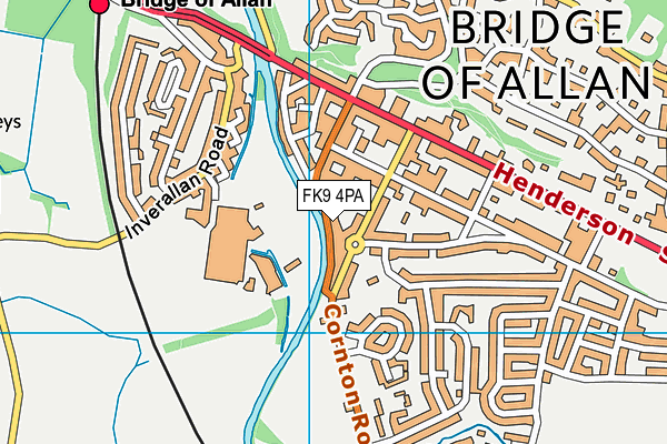 FK9 4PA map - OS VectorMap District (Ordnance Survey) FK9 4PA map - OS VectorMap District (Ordnance Survey)