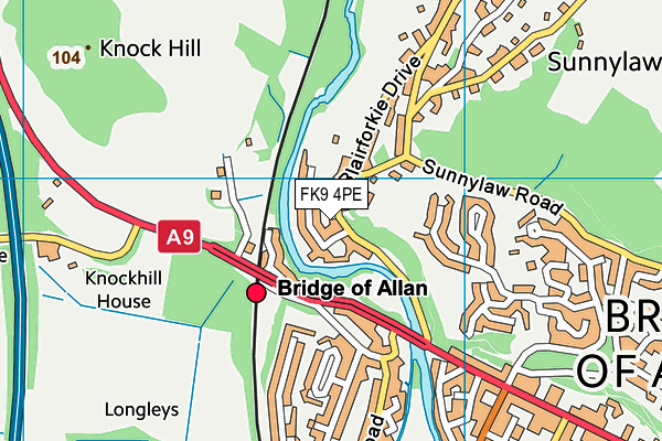 FK9 4PE map - OS VectorMap District (Ordnance Survey) FK9 4PE map - OS VectorMap District (Ordnance Survey)