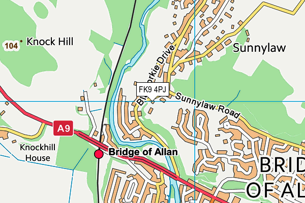 FK9 4PJ map - OS VectorMap District (Ordnance Survey) FK9 4PJ map - OS VectorMap District (Ordnance Survey)