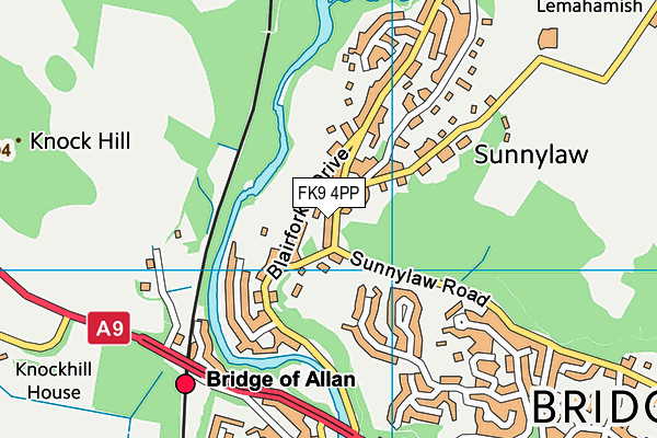 FK9 4PP map - OS VectorMap District (Ordnance Survey) FK9 4PP map - OS VectorMap District (Ordnance Survey)