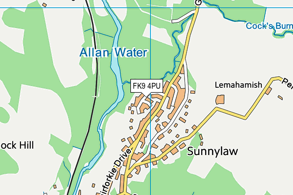FK9 4PU map - OS VectorMap District (Ordnance Survey) FK9 4PU map - OS VectorMap District (Ordnance Survey)