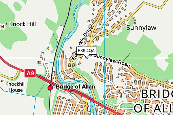FK9 4QA map - OS VectorMap District (Ordnance Survey) FK9 4QA map - OS VectorMap District (Ordnance Survey)