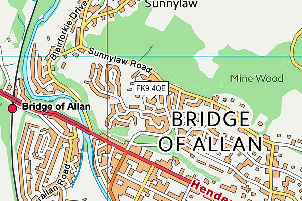 FK9 4QE map - OS VectorMap District (Ordnance Survey)