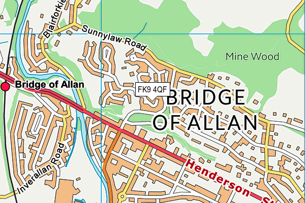 FK9 4QF map - OS VectorMap District (Ordnance Survey) FK9 4QF map - OS VectorMap District (Ordnance Survey)