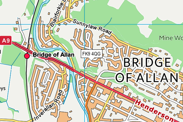 FK9 4QG map - OS VectorMap District (Ordnance Survey) FK9 4QG map - OS VectorMap District (Ordnance Survey)