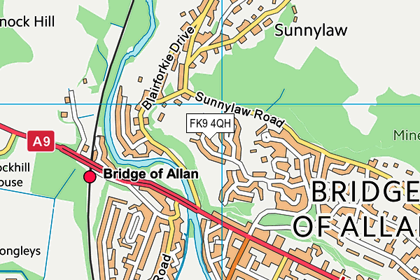FK9 4QH map - OS VectorMap District (Ordnance Survey) FK9 4QH map - OS VectorMap District (Ordnance Survey)