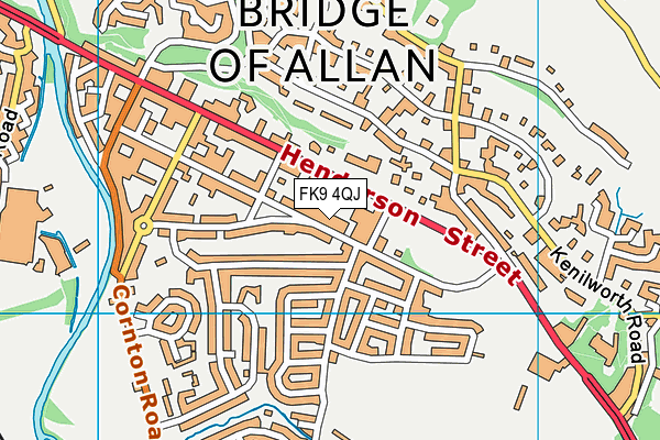 FK9 4QJ map - OS VectorMap District (Ordnance Survey) FK9 4QJ map - OS VectorMap District (Ordnance Survey)