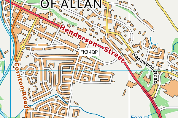 FK9 4QP map - OS VectorMap District (Ordnance Survey) FK9 4QP map - OS VectorMap District (Ordnance Survey)