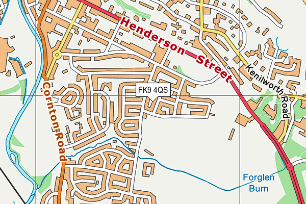 FK9 4QS map - OS VectorMap District (Ordnance Survey) FK9 4QS map - OS VectorMap District (Ordnance Survey)