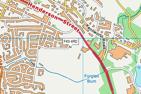 FK9 4RD map - OS VectorMap District (Ordnance Survey) FK9 4RD map - OS VectorMap District (Ordnance Survey)