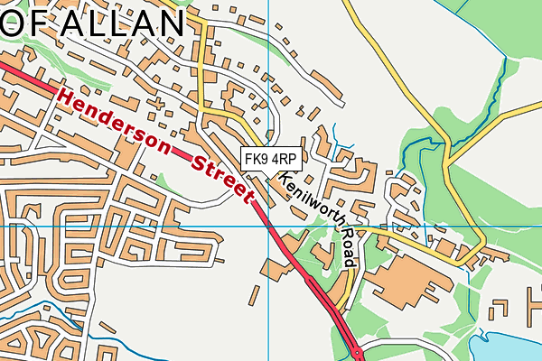 FK9 4RP map - OS VectorMap District (Ordnance Survey) FK9 4RP map - OS VectorMap District (Ordnance Survey)