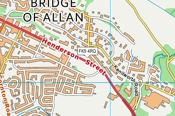 FK9 4RQ map - OS VectorMap District (Ordnance Survey) FK9 4RQ map - OS VectorMap District (Ordnance Survey)