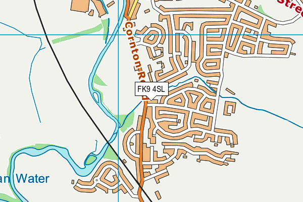 FK9 4SL map - OS VectorMap District (Ordnance Survey) FK9 4SL map - OS VectorMap District (Ordnance Survey)