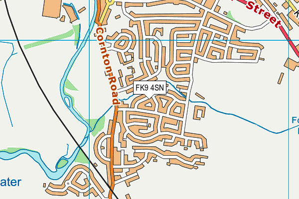 FK9 4SN map - OS VectorMap District (Ordnance Survey) FK9 4SN map - OS VectorMap District (Ordnance Survey)