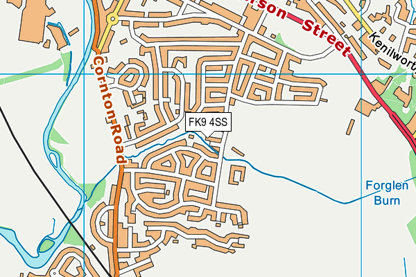FK9 4SS map - OS VectorMap District (Ordnance Survey) FK9 4SS map - OS VectorMap District (Ordnance Survey)