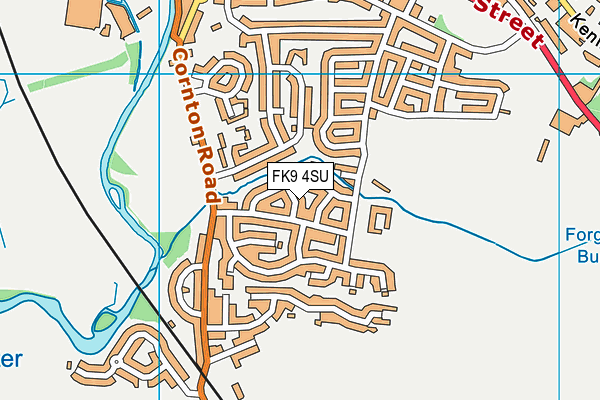 FK9 4SU map - OS VectorMap District (Ordnance Survey) FK9 4SU map - OS VectorMap District (Ordnance Survey)