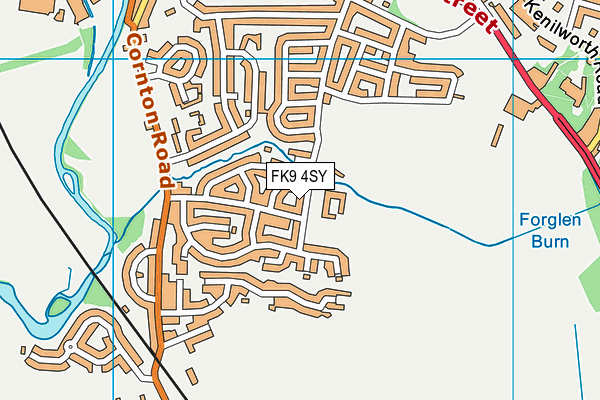 FK9 4SY map - OS VectorMap District (Ordnance Survey) FK9 4SY map - OS VectorMap District (Ordnance Survey)