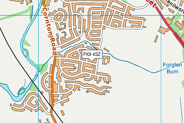 FK9 4SZ map - OS VectorMap District (Ordnance Survey) FK9 4SZ map - OS VectorMap District (Ordnance Survey)