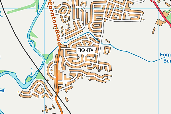 FK9 4TA map - OS VectorMap District (Ordnance Survey) FK9 4TA map - OS VectorMap District (Ordnance Survey)