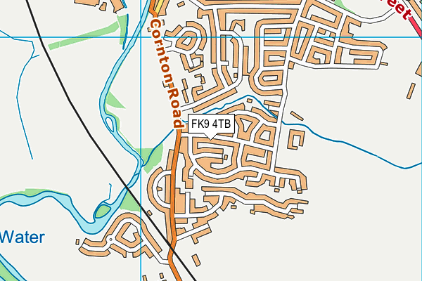 FK9 4TB map - OS VectorMap District (Ordnance Survey) FK9 4TB map - OS VectorMap District (Ordnance Survey)