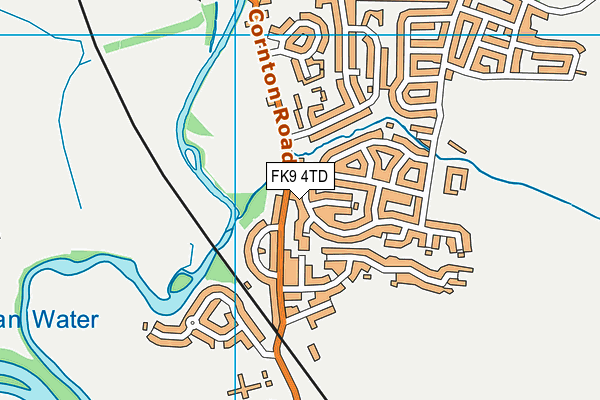 FK9 4TD map - OS VectorMap District (Ordnance Survey) FK9 4TD map - OS VectorMap District (Ordnance Survey)