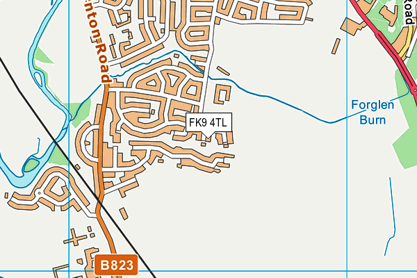 FK9 4TL map - OS VectorMap District (Ordnance Survey) FK9 4TL map - OS VectorMap District (Ordnance Survey)