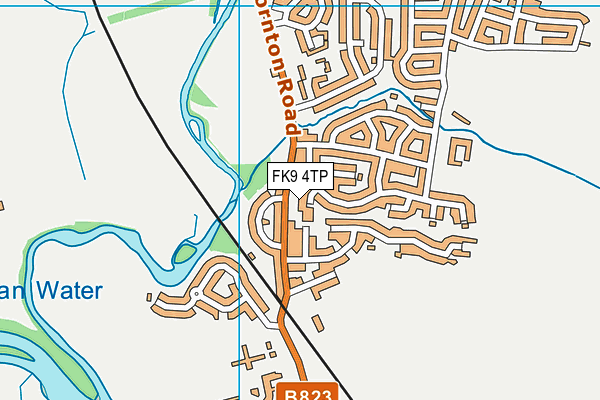 FK9 4TP map - OS VectorMap District (Ordnance Survey) FK9 4TP map - OS VectorMap District (Ordnance Survey)