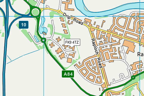 FK9 4TZ map - OS VectorMap District (Ordnance Survey) FK9 4TZ map - OS VectorMap District (Ordnance Survey)