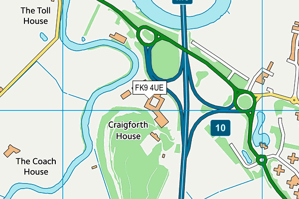FK9 4UE map - OS VectorMap District (Ordnance Survey) FK9 4UE map - OS VectorMap District (Ordnance Survey)