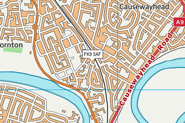 FK9 5AF map - OS VectorMap District (Ordnance Survey) FK9 5AF map - OS VectorMap District (Ordnance Survey)