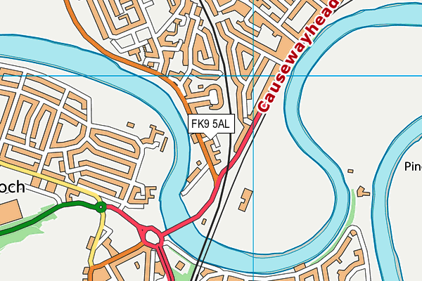 FK9 5AL map - OS VectorMap District (Ordnance Survey) FK9 5AL map - OS VectorMap District (Ordnance Survey)